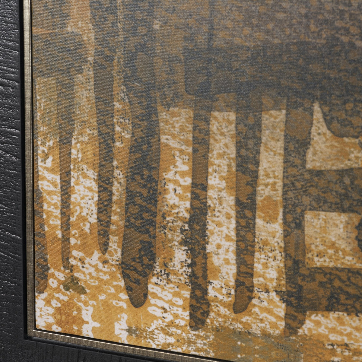 Bronze Geometry I by Mercana Studio Hand-Embellished Textured Framed Canvas Artwork by Mercana at Eve Furniture
