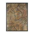 Bronze Geometry I by Mercana Studio Hand-Embellished Textured Framed Canvas Artwork by Mercana at Eve Furniture