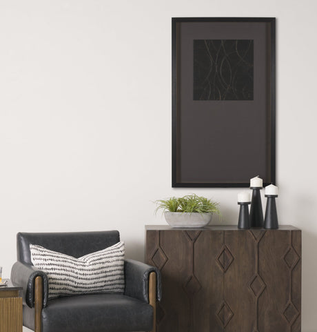 Bronze Meandera by Studio M a handmade Original Framed Artwork under Glass by Mercana at Eve Furniture