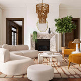 Broohah Upholstered Ottoman by TOV Furniture at Eve Furniture