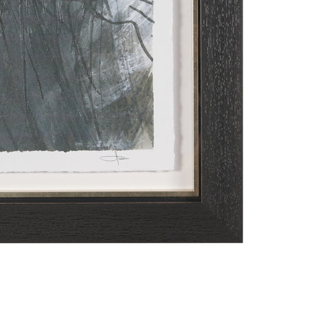 Brook and Willows I by Mercana Studio Hand Embelished Textured Framed Artwork Matted under Glass by Mercana at Eve Furniture