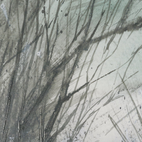 Brook and Willows I by Mercana Studio Hand Embelished Textured Framed Artwork Matted under Glass by Mercana at Eve Furniture