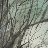 Brook and Willows I by Mercana Studio Hand-Embellished Textured Framed Canvas Artwork by Mercana at Eve Furniture