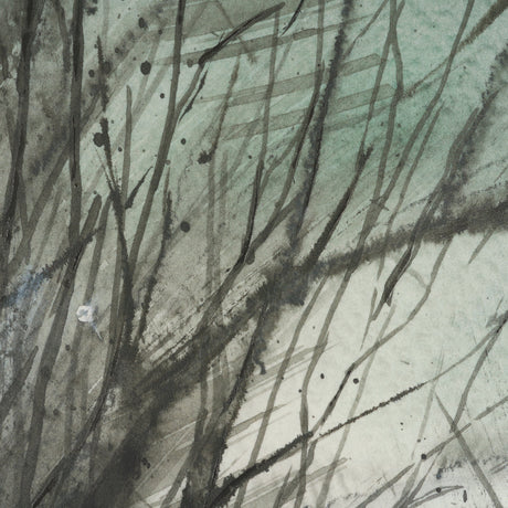 Brook and Willows I by Mercana Studio Hand-Embellished Textured Framed Canvas Artwork by Mercana at Eve Furniture