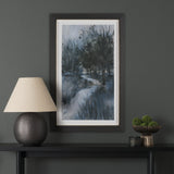 Brook and Willows II by Mercana Studio Hand Embelished Textured Framed Artwork Matted under Glass by Mercana at Eve Furniture