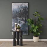 Brook and Willows II by Mercana Studio Hand-Embellished Textured Framed Canvas Artwork by Mercana at Eve Furniture