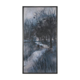 Brook and Willows II by Mercana Studio Hand-Embellished Textured Framed Canvas Artwork by Mercana at Eve Furniture