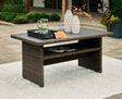 Brook Ranch Brown Outdoor Multi-use Table by Ashley at Eve Furniture