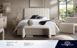 Brooke Ivory Boucle Queen Bed by Diamond Sofa at Eve Furniture