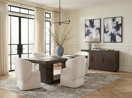 Brookings Brown Dining Server by Homelegance at Eve Furniture