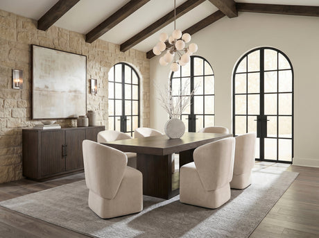 Brookings Brown Dining Server by Homelegance at Eve Furniture