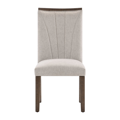 Brookings Gray/Brown Dining Side Chair, Set of 2 by Homelegance at Eve Furniture