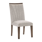 Brookings Gray/Brown Dining Side Chair, Set of 2 by Homelegance at Eve Furniture