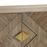 Brookline Brown/Gold Sideboard by Crestview at Eve Furniture