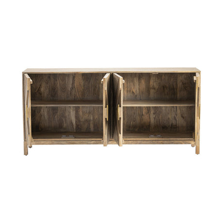 Brookline Brown/Gold Sideboard by Crestview at Eve Furniture