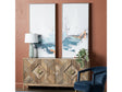 Brookline Brown/Gold Sideboard by Crestview at Eve Furniture