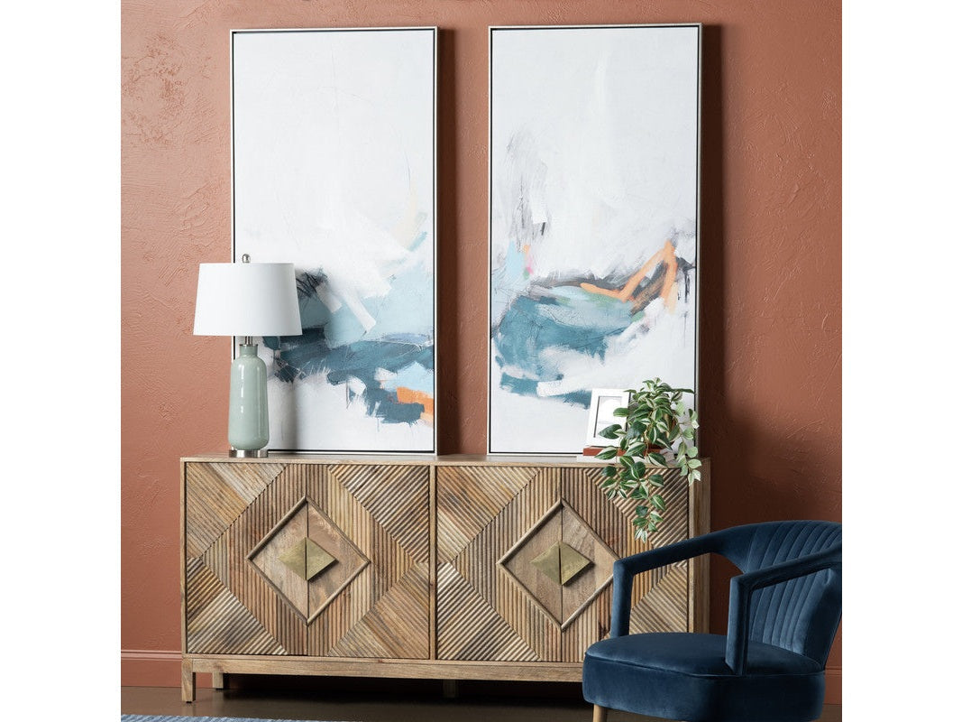 Brookline Brown/Gold Sideboard by Crestview at Eve Furniture