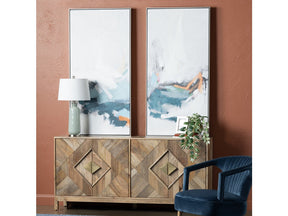 Brookline Brown/Gold Sideboard by Crestview at Eve Furniture
