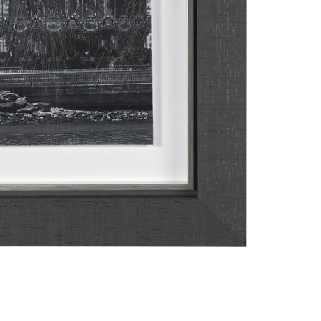 Brooklyn Bridge (Set of 3) by Richard Silver Textured Framed Art Print Matted under Glass by Mercana at Eve Furniture
