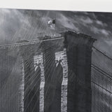 Brooklyn Bridge (Set of 3) by Richard Silver Textured Framed Art Print Matted under Glass by Mercana at Eve Furniture