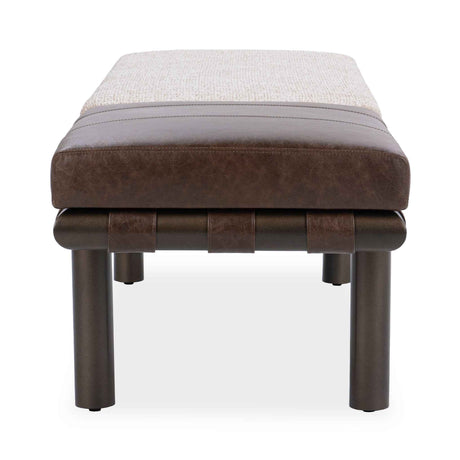 Brooklyn Cocoa Latte Accent Bench by Classic Home at Eve Furniture