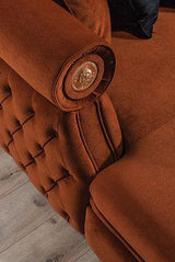 Brooklyn Orange Sectional by New Era Innovations at Eve Furniture