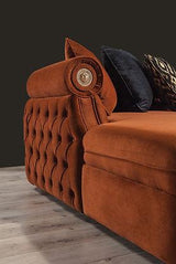 Brooklyn Orange Sectional by New Era Innovations at Eve Furniture