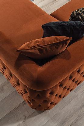 Brooklyn Orange Sectional by New Era Innovations at Eve Furniture