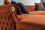 Brooklyn Orange Sectional by New Era Innovations at Eve Furniture