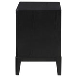 Brookmead 2-Drawer Nightstand Black