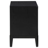 Brookmead 2-Drawer Nightstand Black