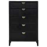 Brookmead 5-drawer Bedroom Chest Black