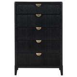 Brookmead 5-drawer Bedroom Chest Black by Coaster at Eve Furniture