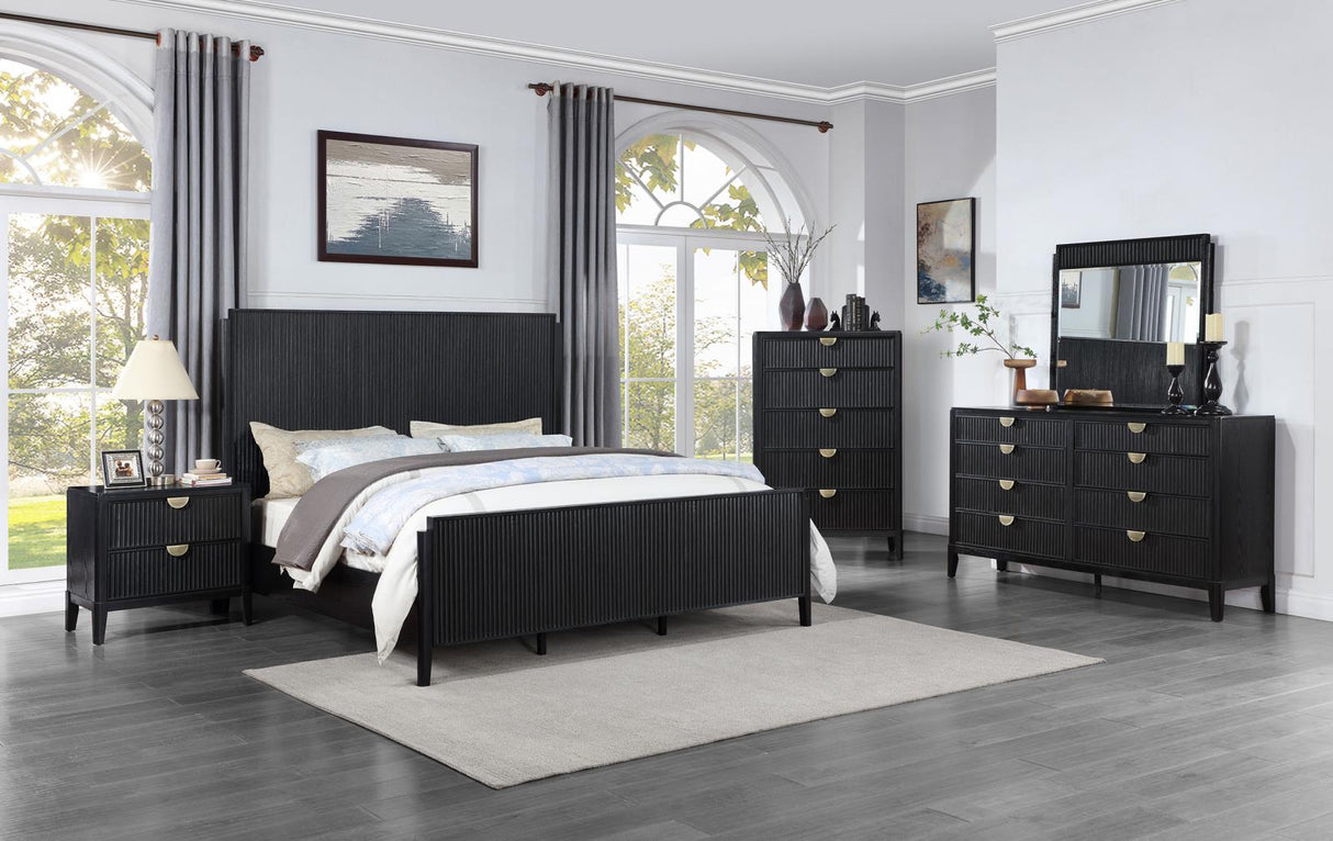 Brookmead Black 5-Piece Eastern King Bedroom Set