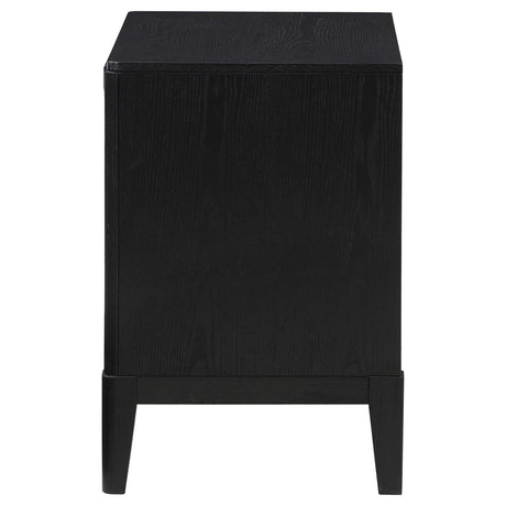 Brookmead Black 2-Drawer Nightstand by Coaster at Eve Furniture