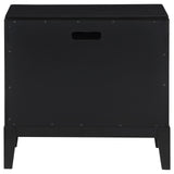 Brookmead Black 2-Drawer Nightstand by Coaster at Eve Furniture