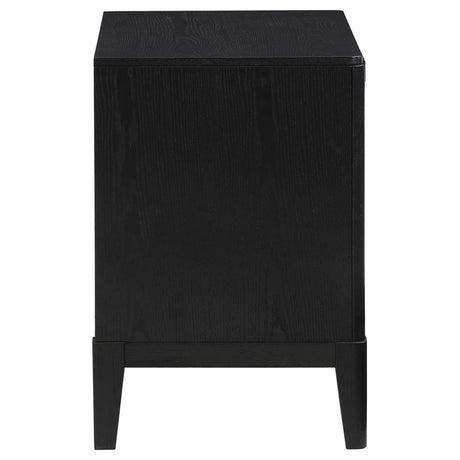 Brookmead Black 2-Drawer Nightstand by Coaster at Eve Furniture