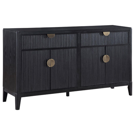 Brookmead Black 2-drawer Sideboard Buffet with Storage Cabinet by Coaster at Eve Furniture