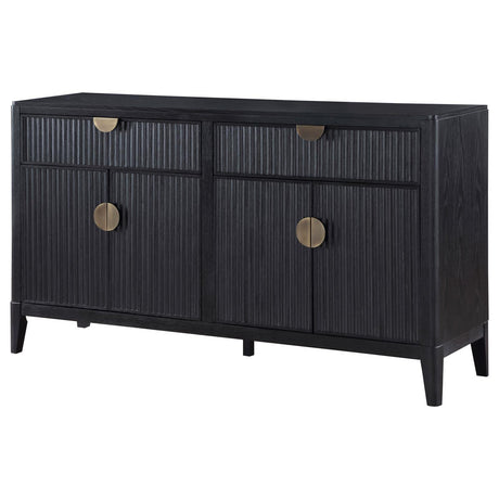 Brookmead Black 2-drawer Sideboard Buffet with Storage Cabinet by Coaster at Eve Furniture