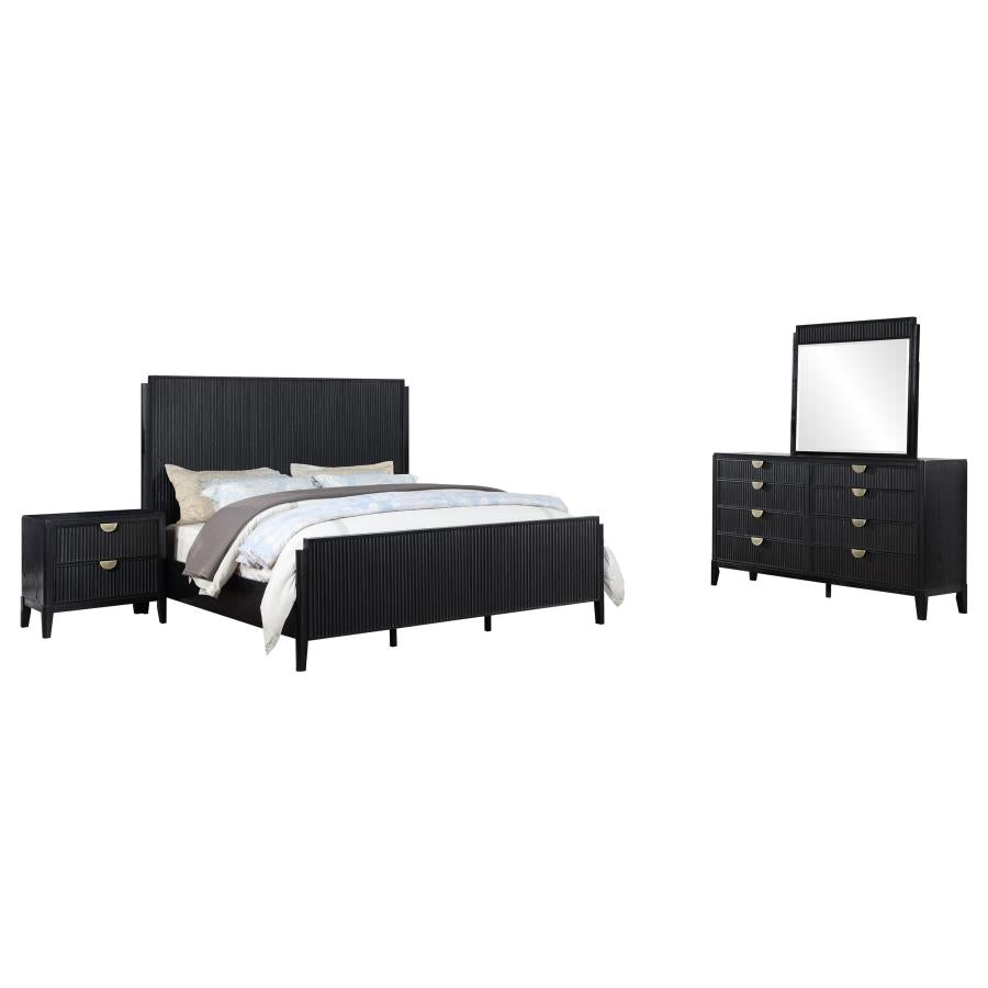 Brookmead Black 4-Piece Queen Bedroom Set by Coaster at Eve Furniture