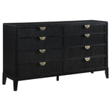 Brookmead Black 4-Piece Upholstered Queen Bedroom Set by Coaster at Eve Furniture