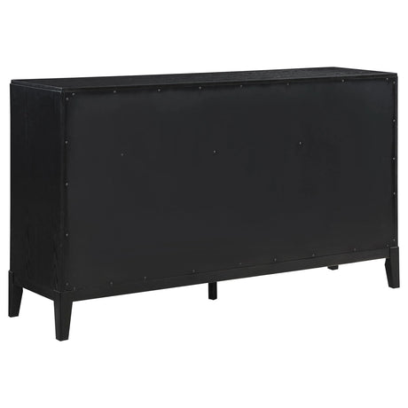 Brookmead Black 4-Piece Upholstered Queen Bedroom Set by Coaster at Eve Furniture