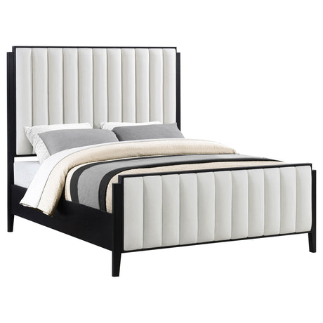 Brookmead Black 60-inch Upholstered Eastern King Bed by Coaster at Eve Furniture