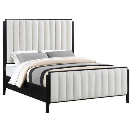 Brookmead Black 60-inch Upholstered Queen Bed by Coaster at Eve Furniture