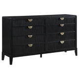 Brookmead Black 8-drawer Bedroom Dresser by Coaster at Eve Furniture