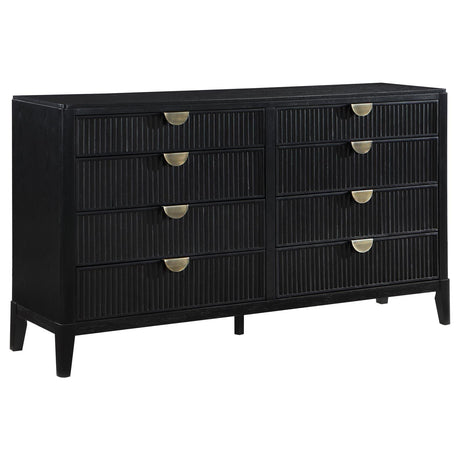 Brookmead Black 8-drawer Bedroom Dresser by Coaster at Eve Furniture