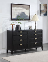 Brookmead Black 8-drawer Bedroom Dresser by Coaster at Eve Furniture
