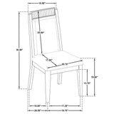 Brookmead Black 9-Piece Extension Leaf Dining Table Set by Coaster at Eve Furniture