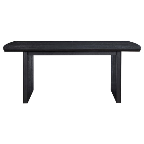 Brookmead Black 9-Piece Extension Leaf Dining Table Set by Coaster at Eve Furniture