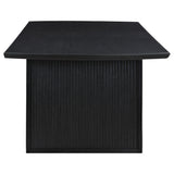 Brookmead Black 9-Piece Extension Leaf Dining Table Set by Coaster at Eve Furniture